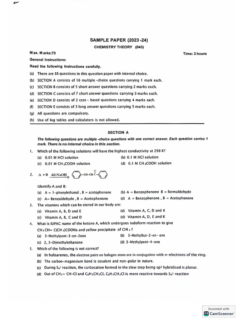 Full Portion Test 3 | PDF