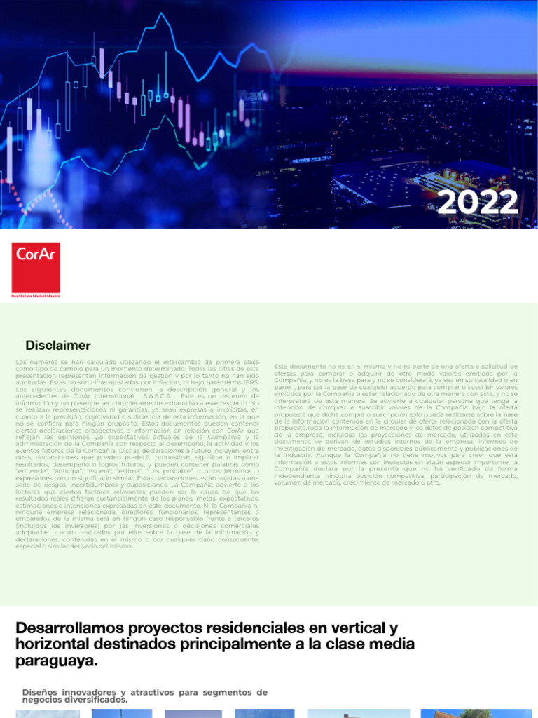 CorAr Presentacion Bancos e Inversores Comprimido | PDF | Business ...