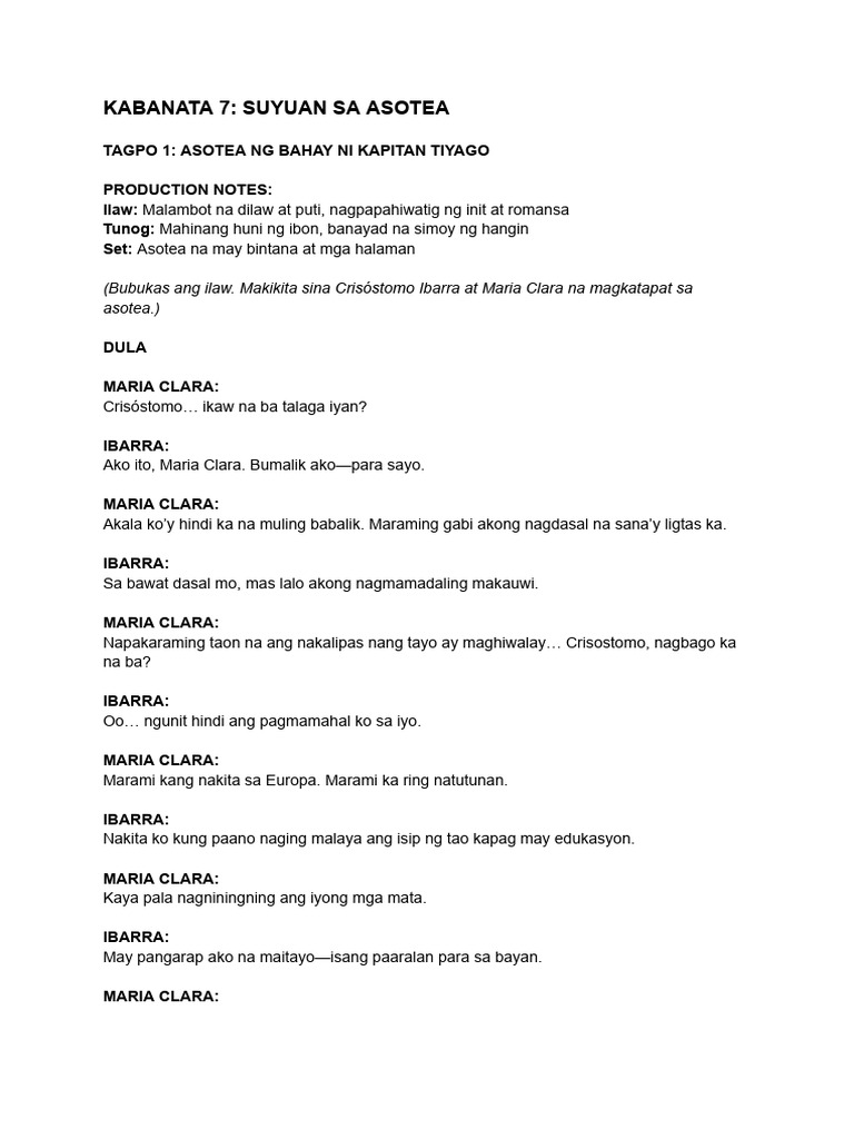 Noli Script | PDF