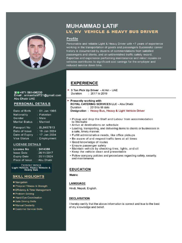 Latif CV | PDF
