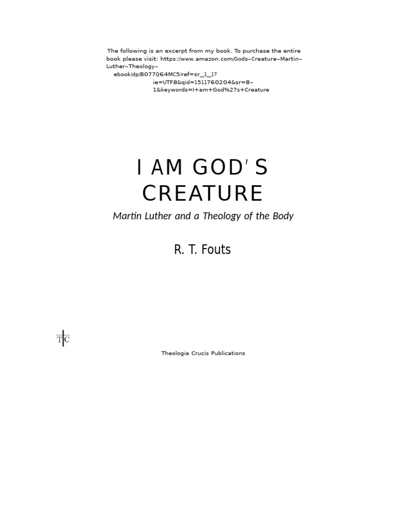 A Biblical Exegetical Theology of The Body | PDF | Genesis Creation ...