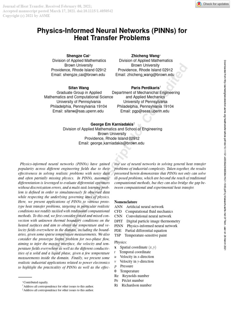 ht-21-1083 | PDF | Partial Differential Equation | Heat Transfer