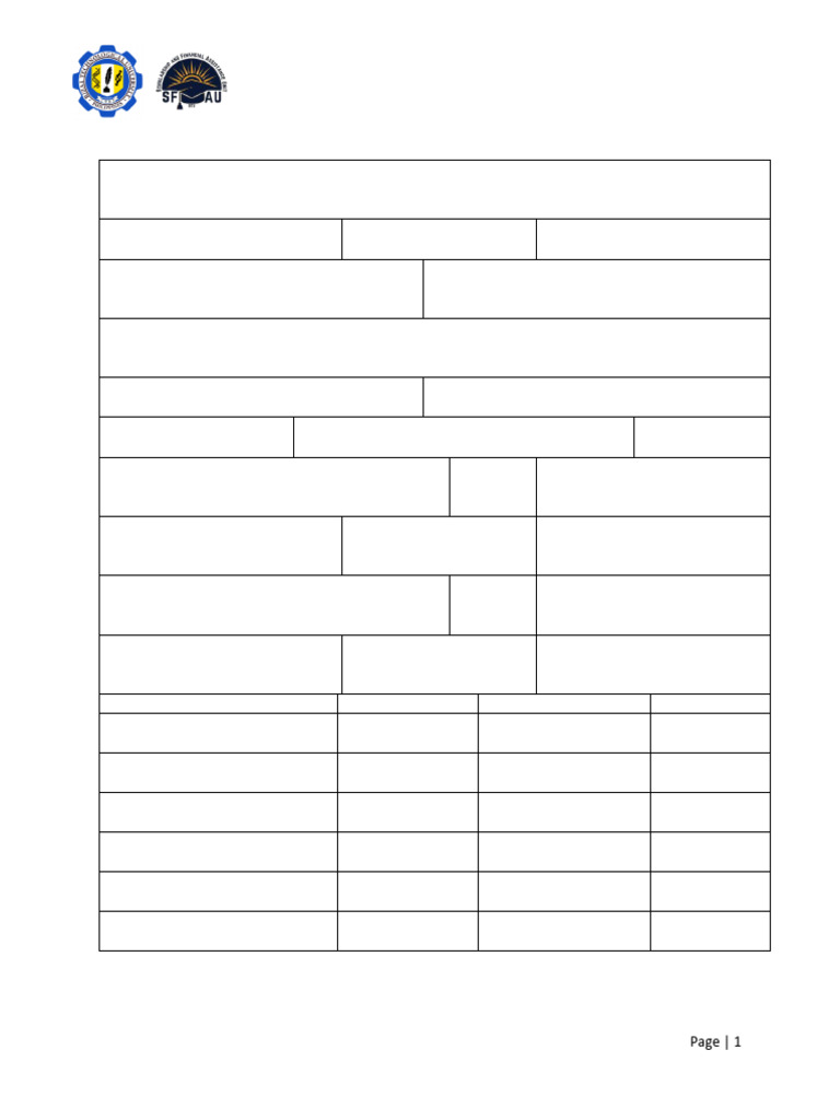 Student Profile Form | PDF
