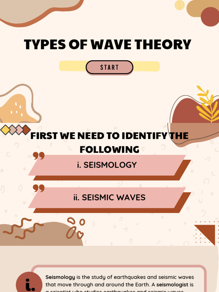 4.8 Types of Wave Theory | PDF | Seismology | Earthquakes