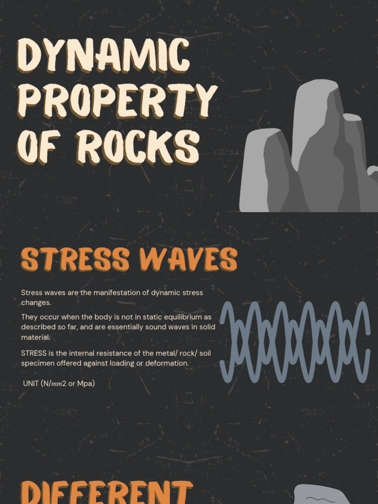 4.7 Dynamic Property of Rocks | PDF | Young's Modulus | Stress (Mechanics)