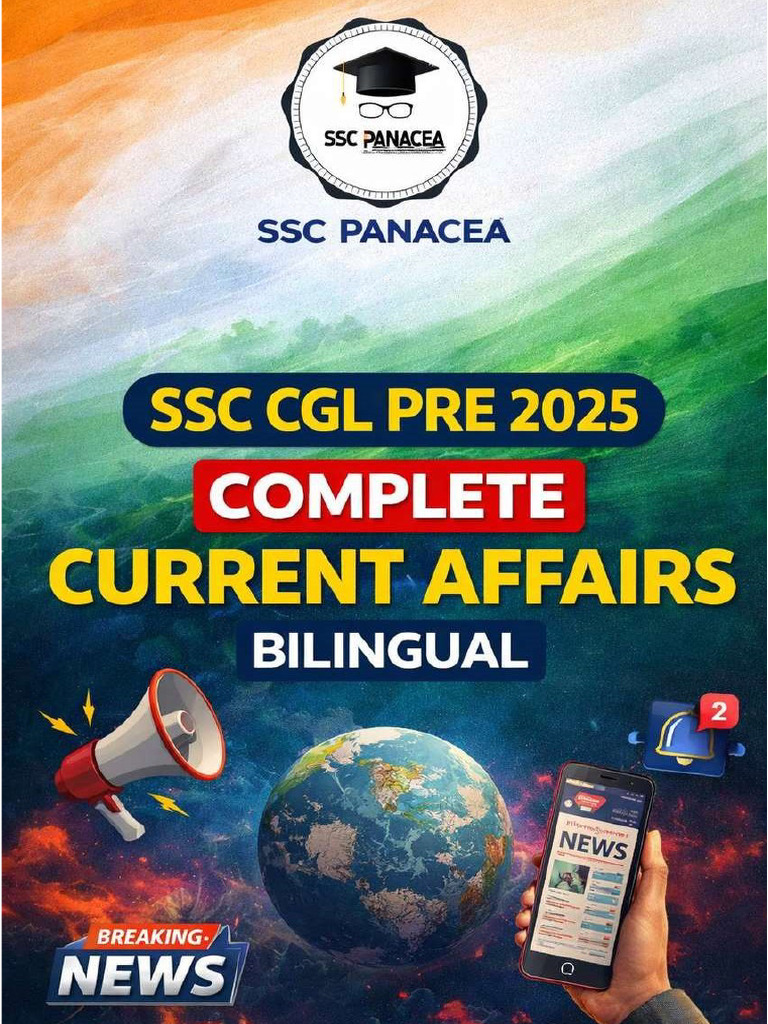 SSC CGL 2025 Complete Current Affairs Bilingual by SSC Panacea | PDF