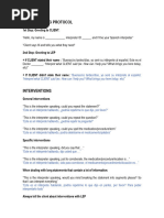 Propio Interpreter Protocol Guide | PDF | Linguistics | Human Communication