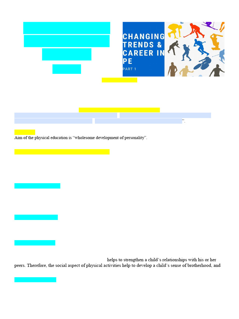 Physical Education | PDF | Wearable Technology | Sports