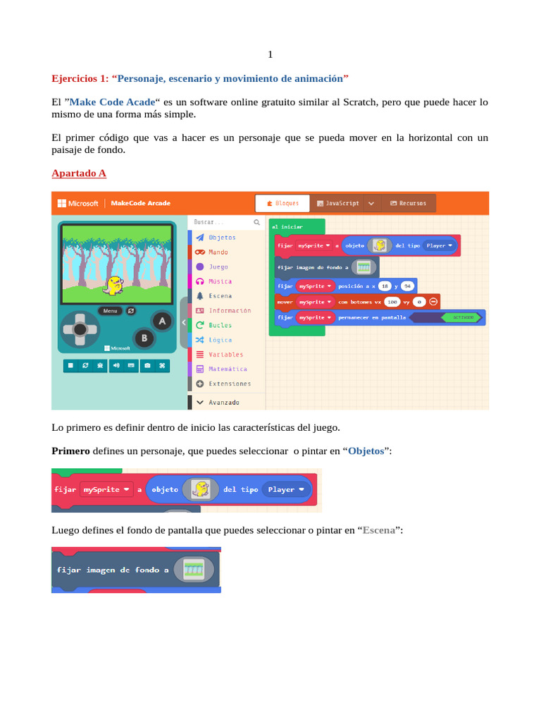 EJ1 Make Code | PDF | Animación | Informática