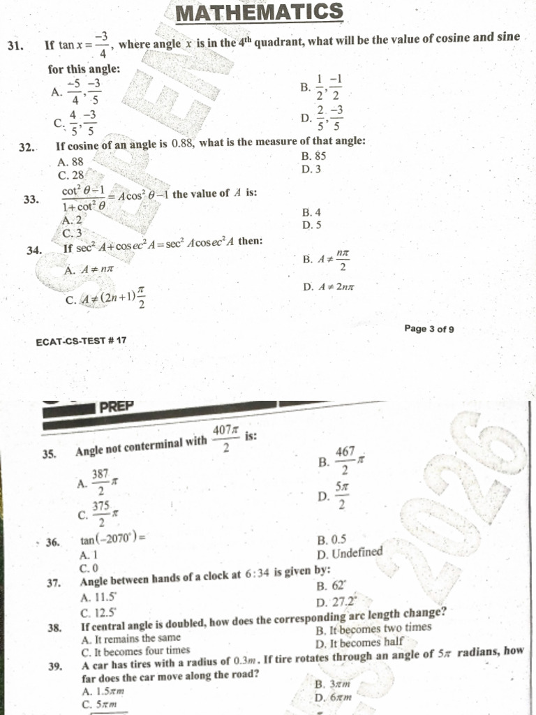 Test 17 | PDF