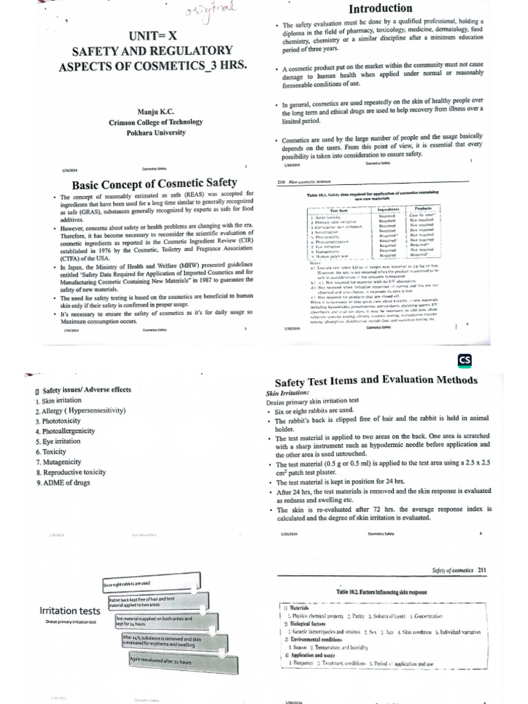 Cosmetology Unit 10 | PDF