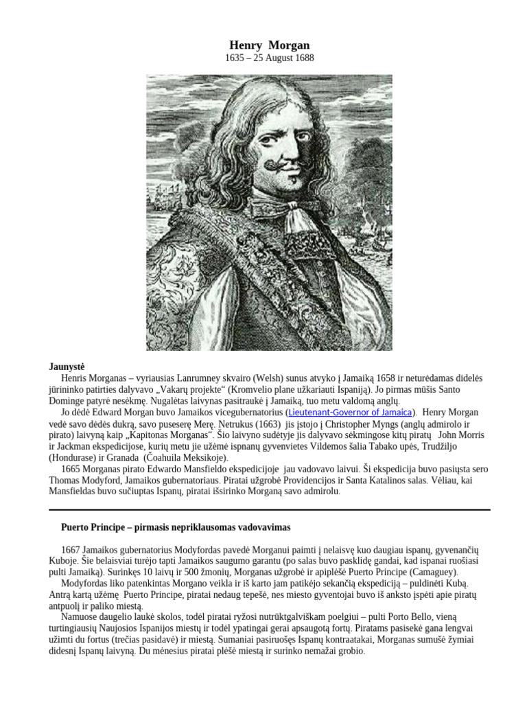 Henry Morgan | PDF