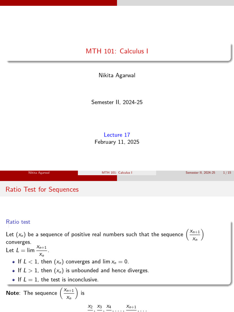 Lecture 17 | PDF | Complex Analysis | Analysis