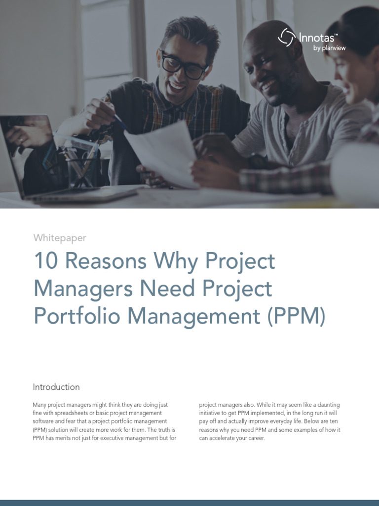 10 Reasons Project Managers Need PPM Whitepaper PRM en | PDF | Project ...