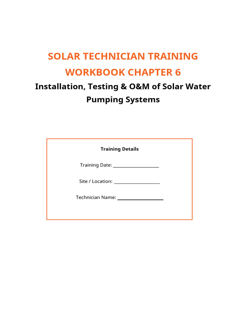 CH6 Minigrid | PDF | Pump | Troubleshooting