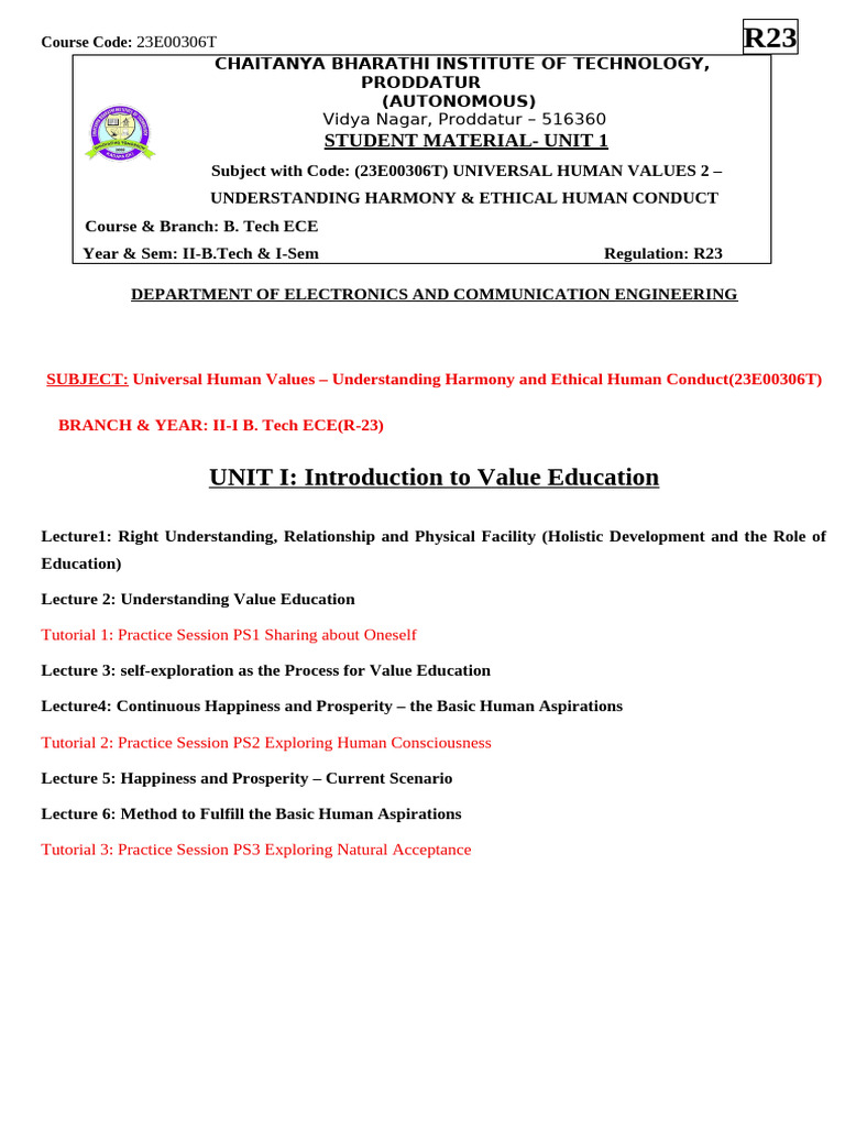 BEEE Assignment | PDF | Lecture | Value (Ethics)