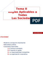 Tema 02, Reglas Aplicables A Todas Las Sociedades I