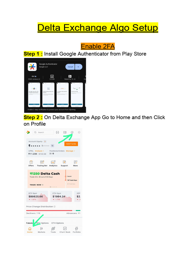 DeltaX Algo Setup-1 | PDF