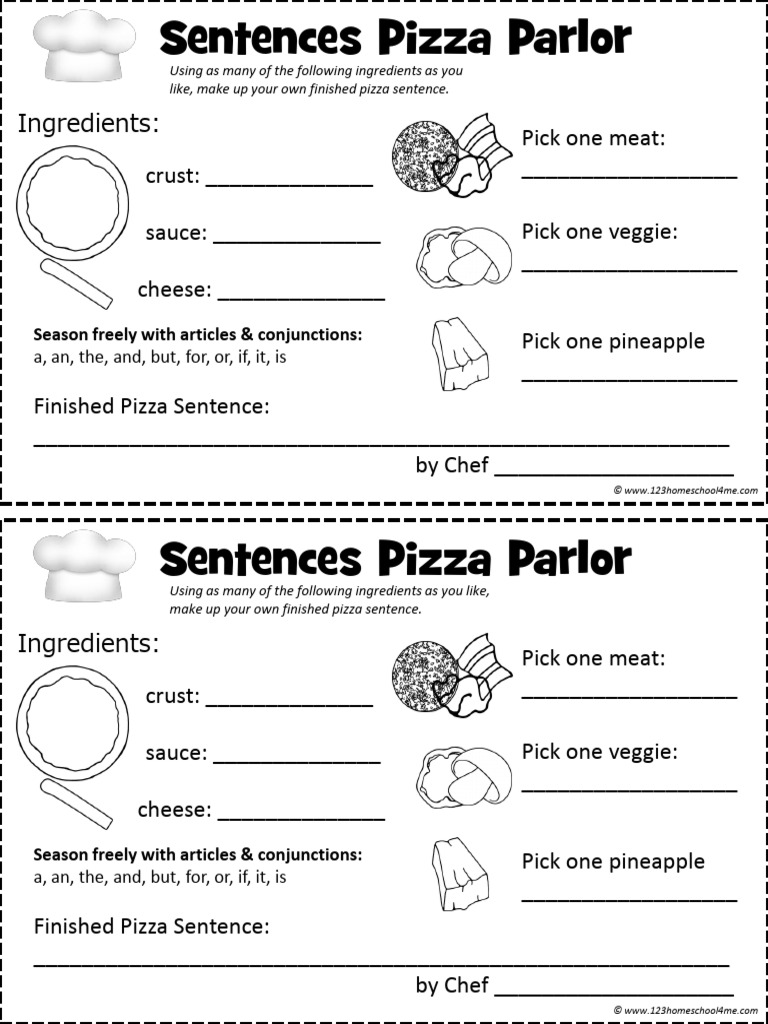 Sentence Pizza Parlor BLOG | PDF | Foods | Cuisine