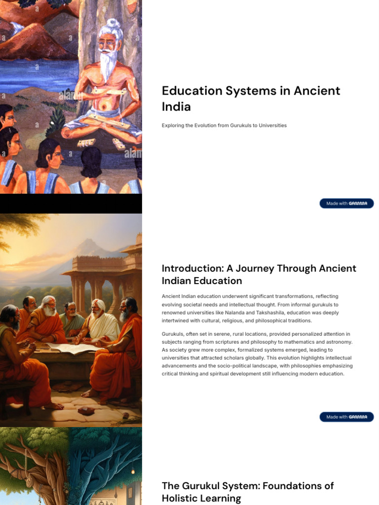 Education Systems in Ancient India | PDF | Knowledge | Ethnography
