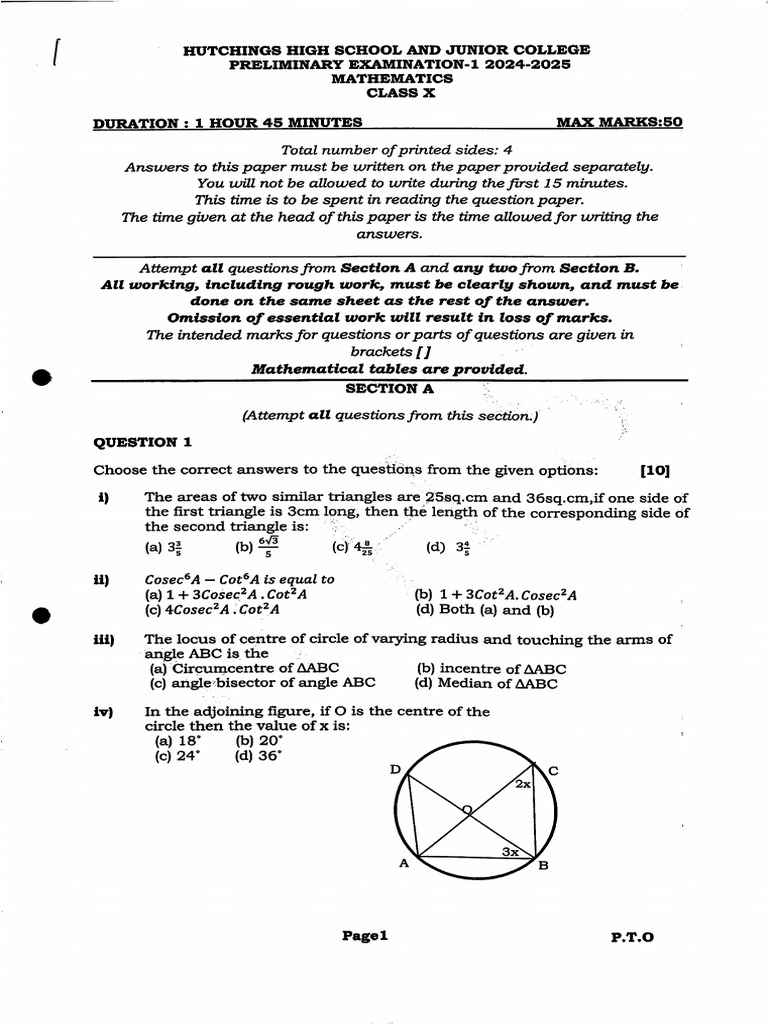 Maths 1 | PDF