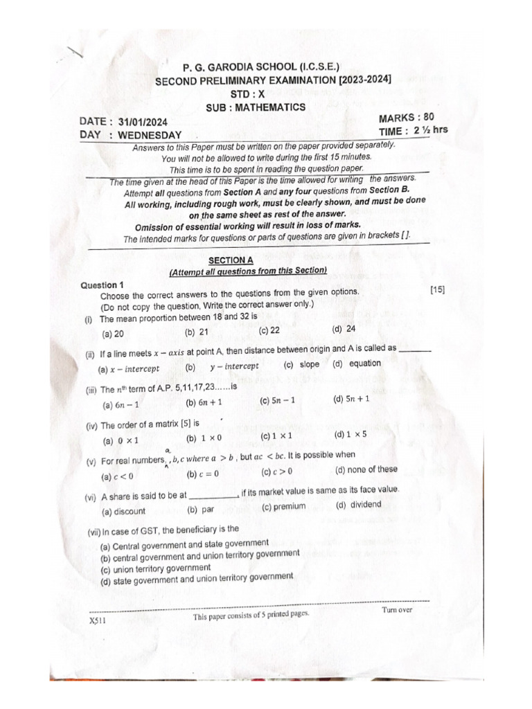 Garodia Maths | PDF