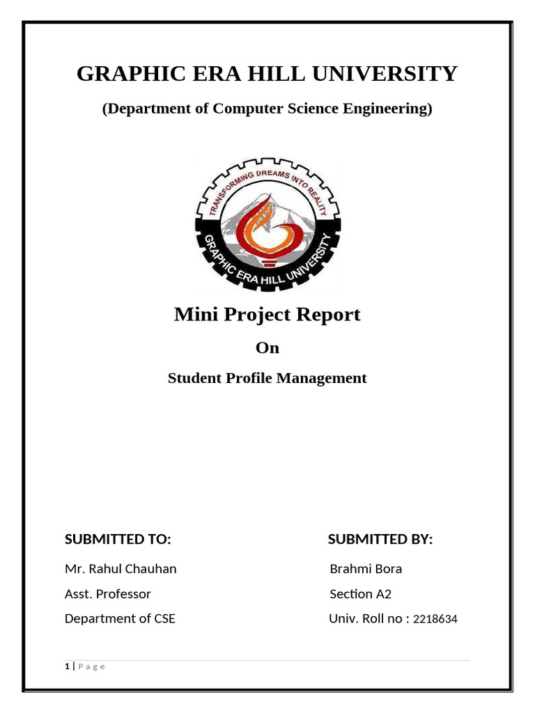 BrahmiReport MiniProject Sem4 | PDF | Computing | Computer Engineering
