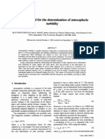 Turbididy Calculation Method