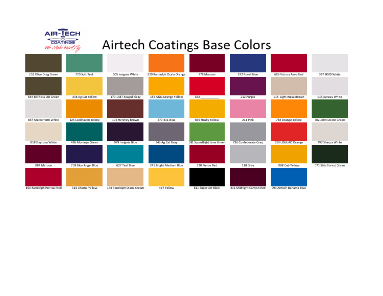 Airtech Colors | PDF