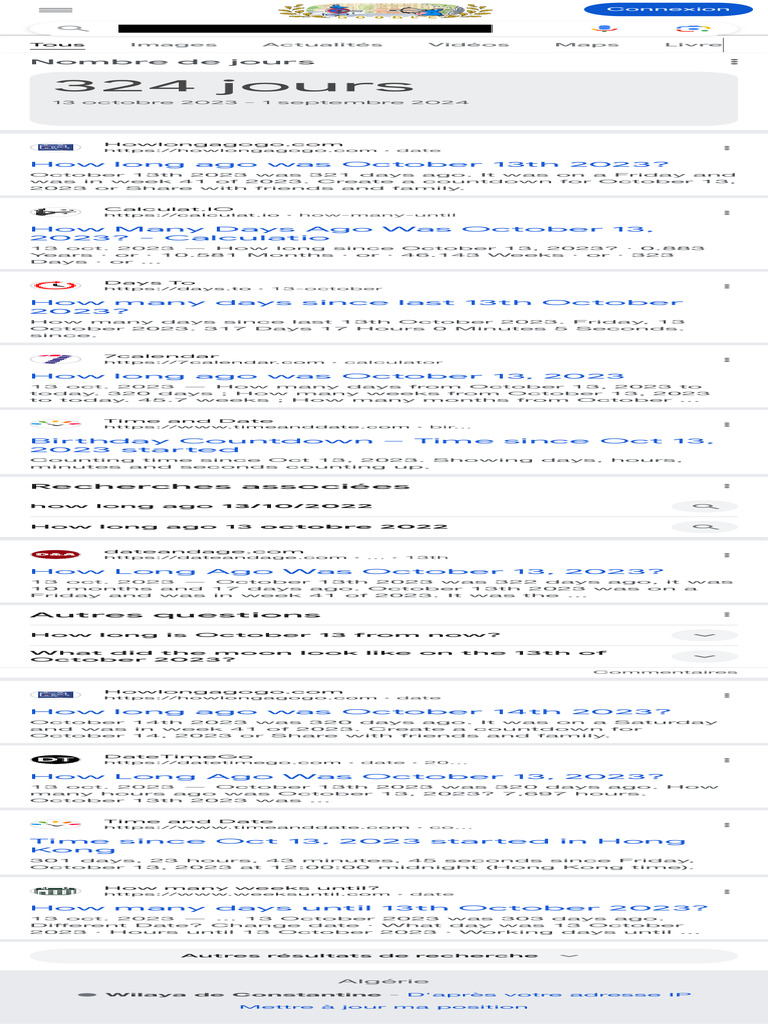 How Long Ago 13102023 - Recherche Google | PDF