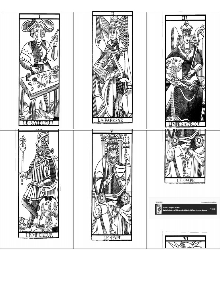 Arcanos Mayores Tarot Marsella A4 | PDF