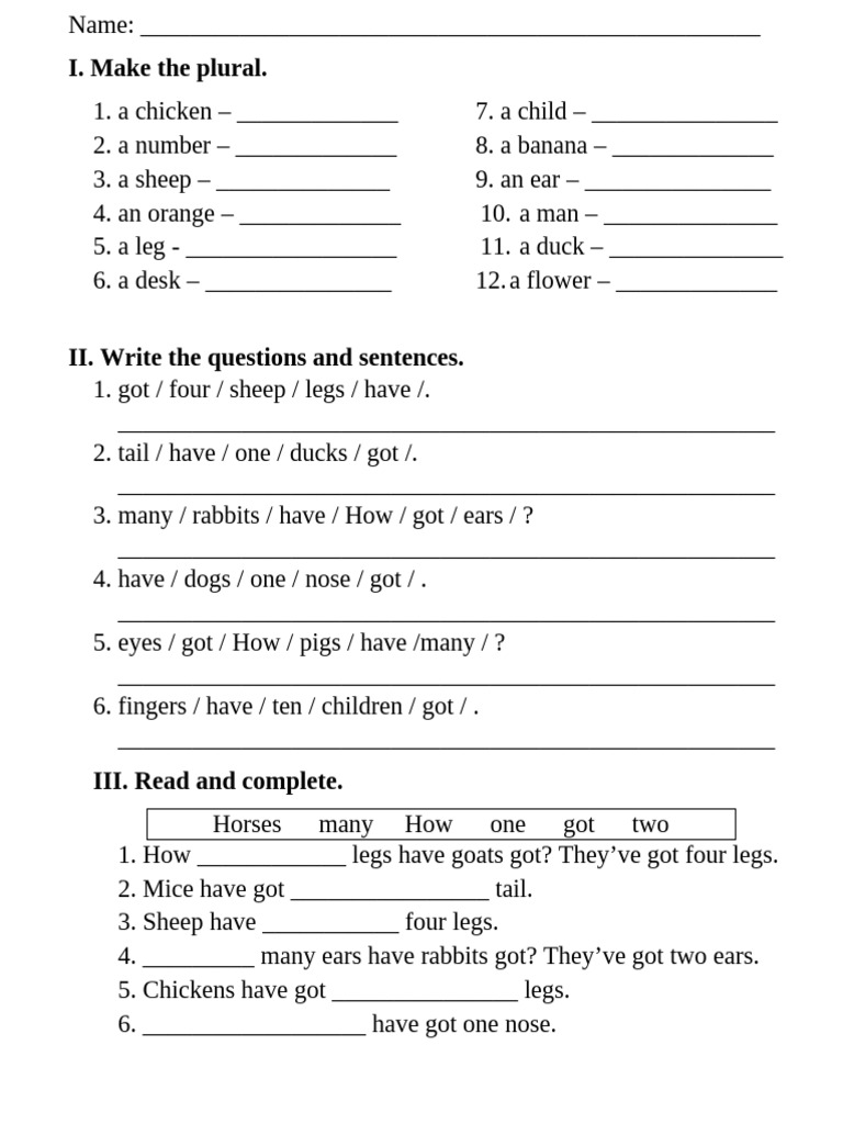 2 Plural | PDF