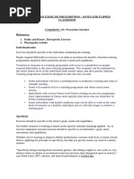 Principle of Specificity in Training | PDF