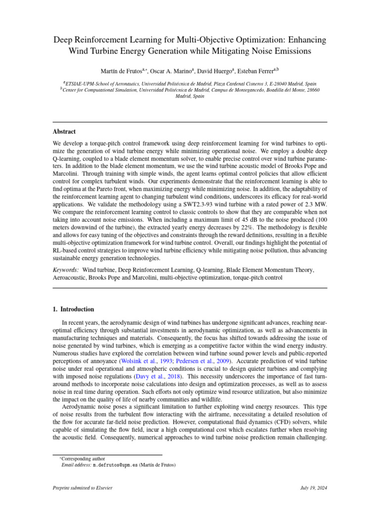 Deep Reinforcement Learning For Multi-Objective Optimization Enhancing ...