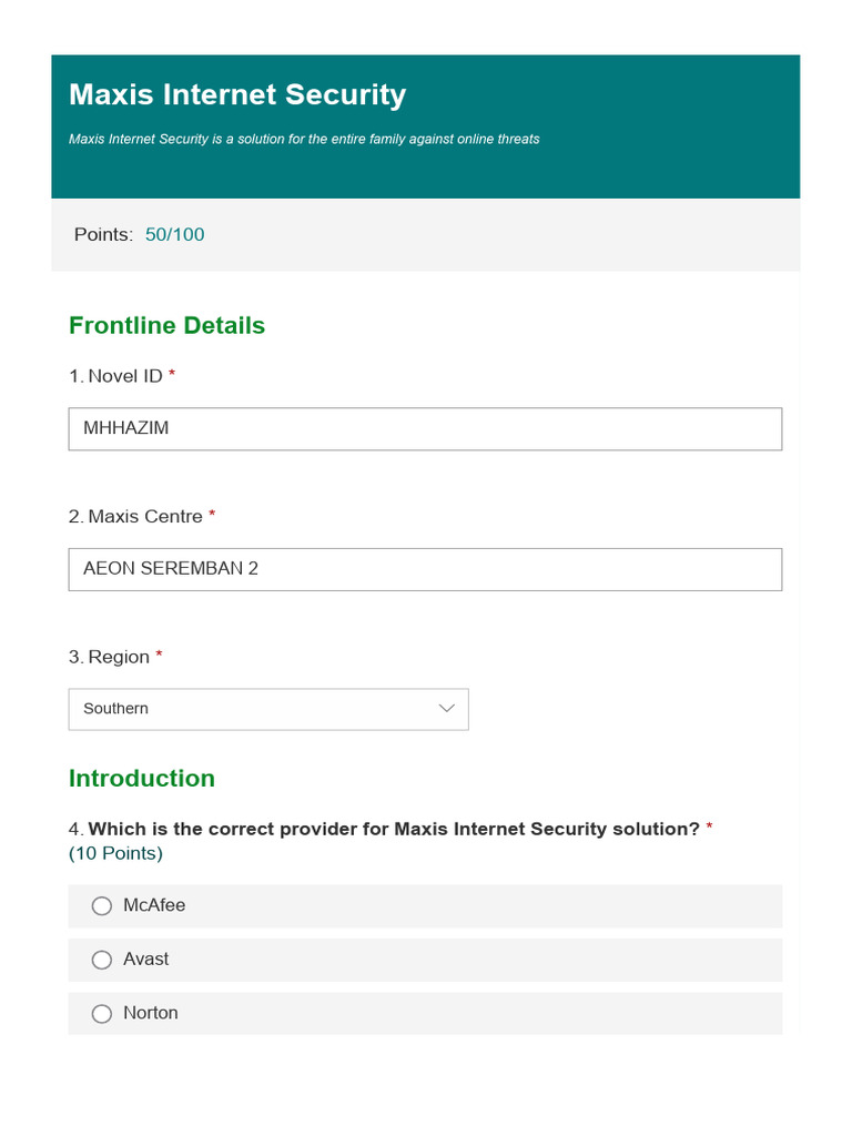 Maxis Internet Security | PDF | Internet | Computer Security