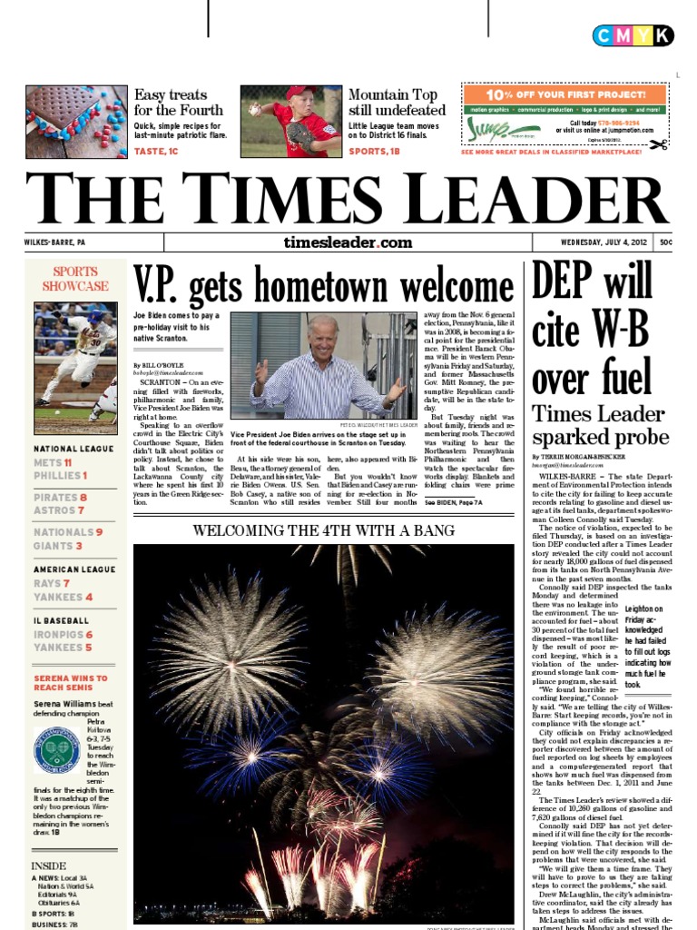 Times Leader 07-04-2012 | Wilkes Barre | Burglary - 