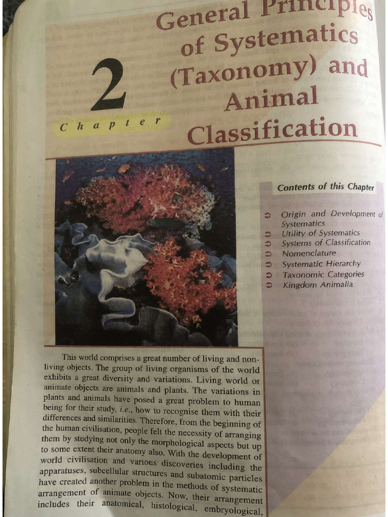 Chapter 2 General Principles of Systematics. | PDF