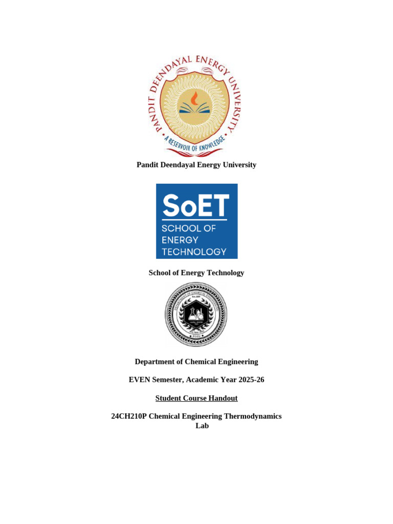 CET Lab 2026 Course Student Handouts | PDF | Engineering | Knowledge