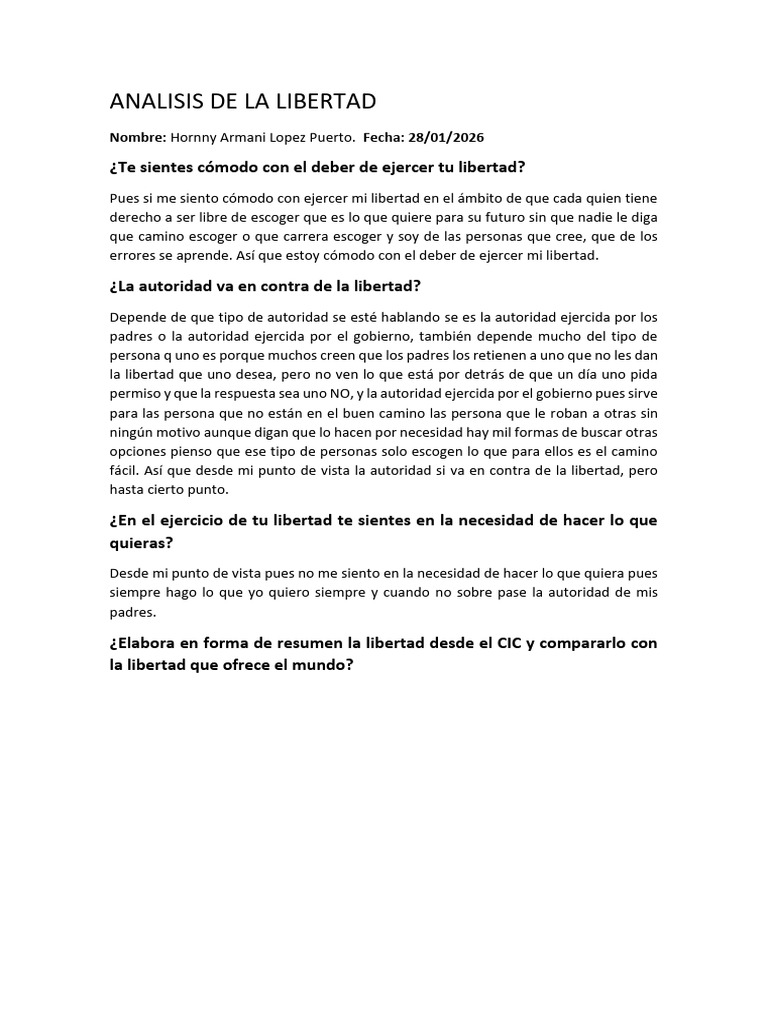 Analisis de La Libertad | PDF