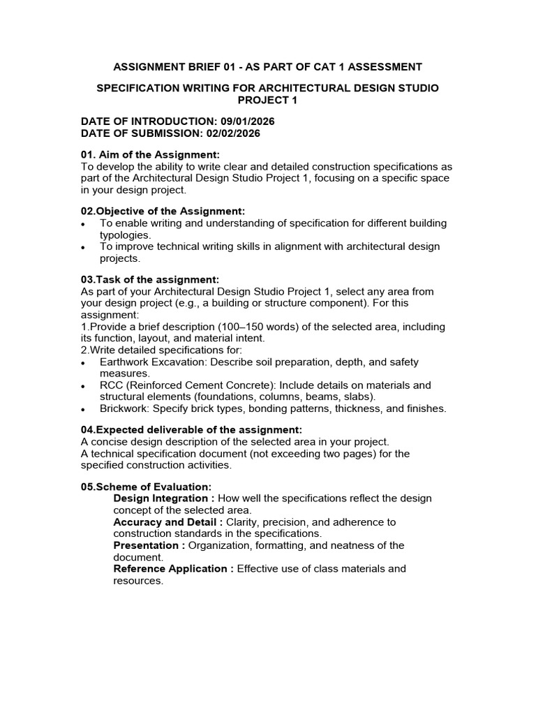 Estimation Assignment CAT 1 | PDF