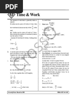 Time and Work Problem Solutions | PDF