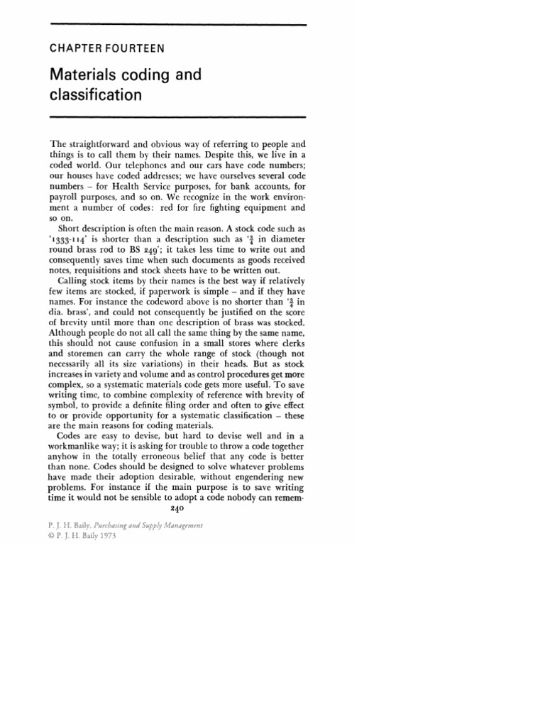 Material Coding | PDF