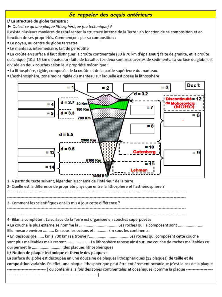 2 Bac | PDF | Tectonique des plaques | Magma