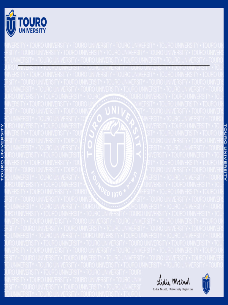 Touro Transcript | PDF | Academia | Educational Stages