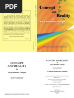 Concept and Reality in Early Buddhist Thought | PDF | Perception ...
