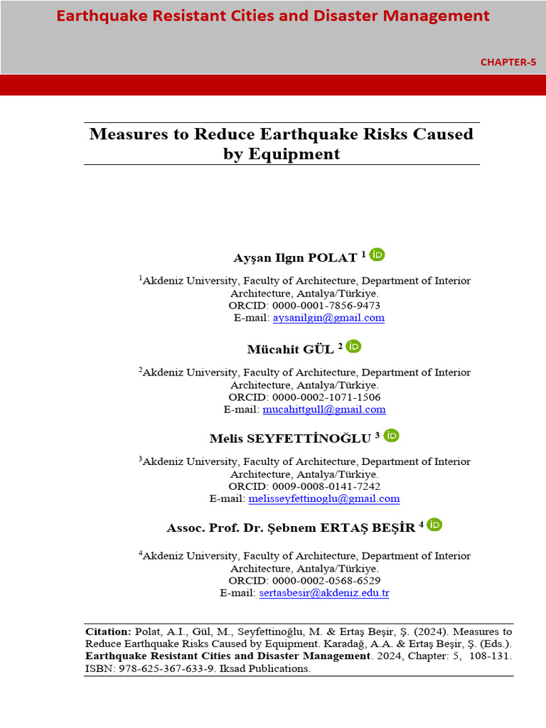 Measures To Reduce Earthquake Risks Caus | PDF | Earthquakes | Seismology