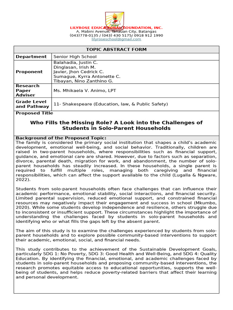 Title Defense Format v2. Group 2 1 | PDF | Well Being | Psychology
