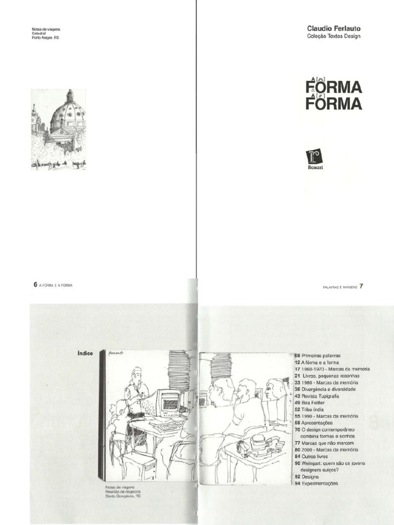 A Forma e A Forma PDF Free | PDF | Livros | Esboço