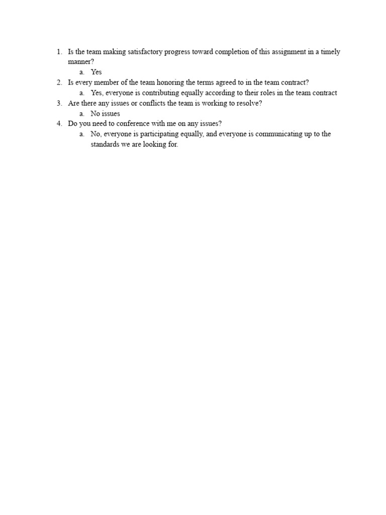Progress Review Step A | PDF