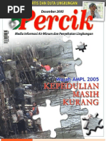 Download MAJALAH LINGKUNGAN KESEHATAN dan INFRASTRUKTUR Media Informasi Air Minum dan Penyehatan Lingkungan PERCIK Edisi Desember 2005 Tema Wajah AMPL 2005 Kepedulian Masih Kurang  by Oswar Mungkasa SN99083103 doc pdf